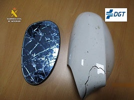 Espejo retrovisor recuperado.