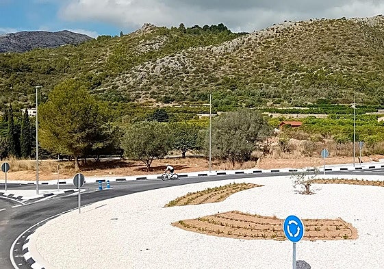 Variante de la CV-728 a su paso por el municipio de El Ràfol d'Almúnia