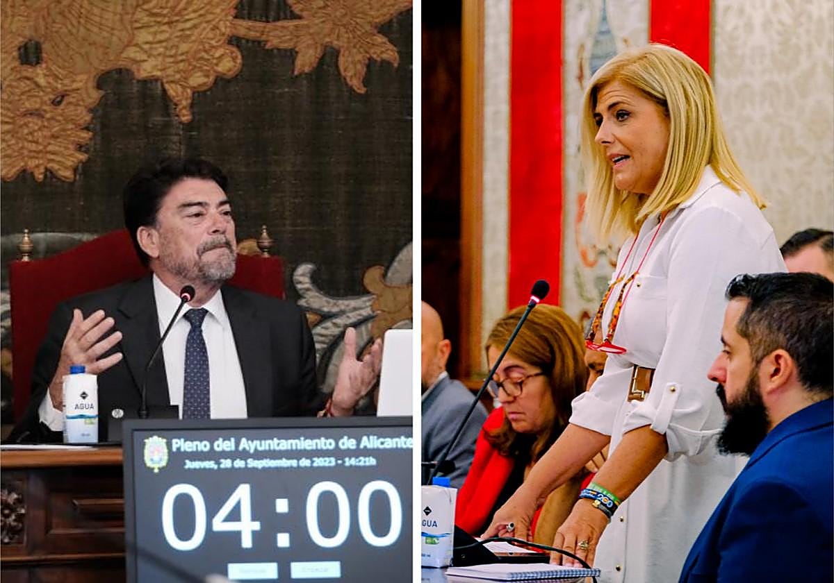 Luis Barcala (PP) y Robledillo (Vox).