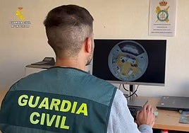 Un investigador de la 'Operación Tracey24'.