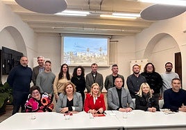 Imagen de la comparecencia conjunta en Altea