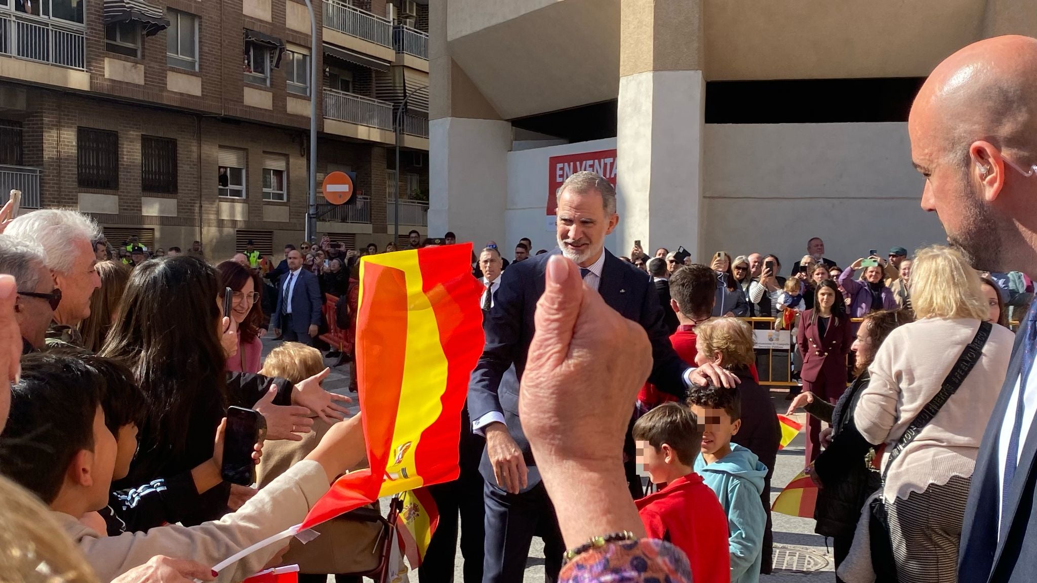 El Campello se rinde a Felipe VI