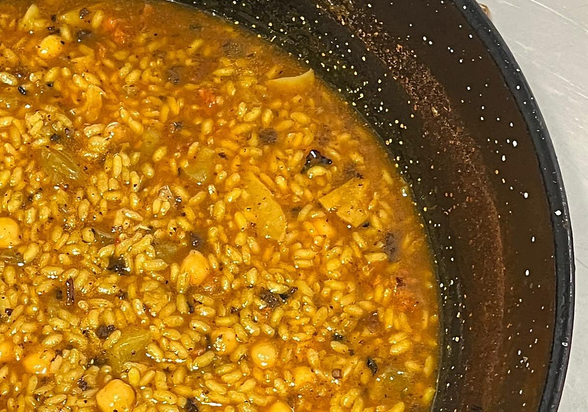 Arroz con pata alicantino.