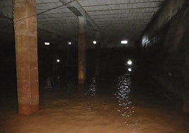 El depósito de agua de Las Cruces 1.