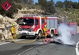 Imagen de uno de los accidentes.