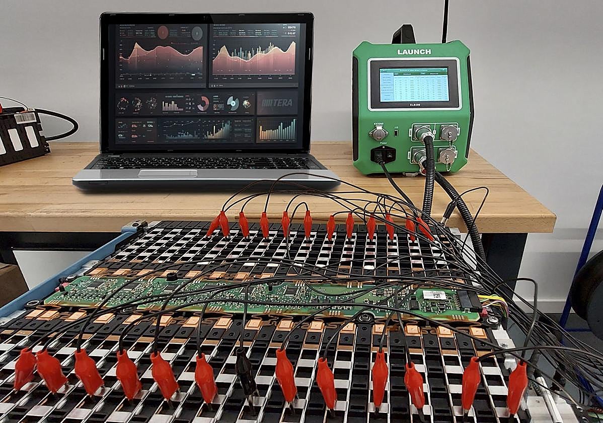 Baterías de coche eléctrico.