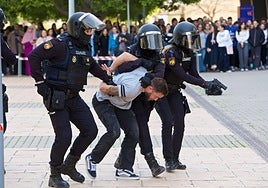 Macrosimulacro en la Universidad de Alicante.