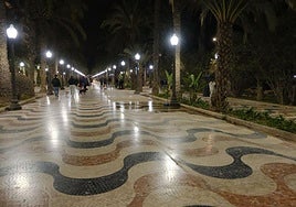 La Explanada de Alicante sin las casetas.