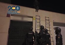 Actuación de la Policía Nacional.