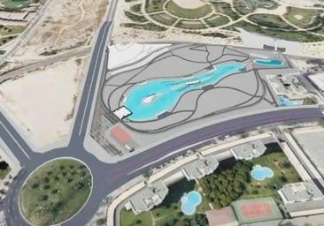 How the floodable park of San Juan Beach works
