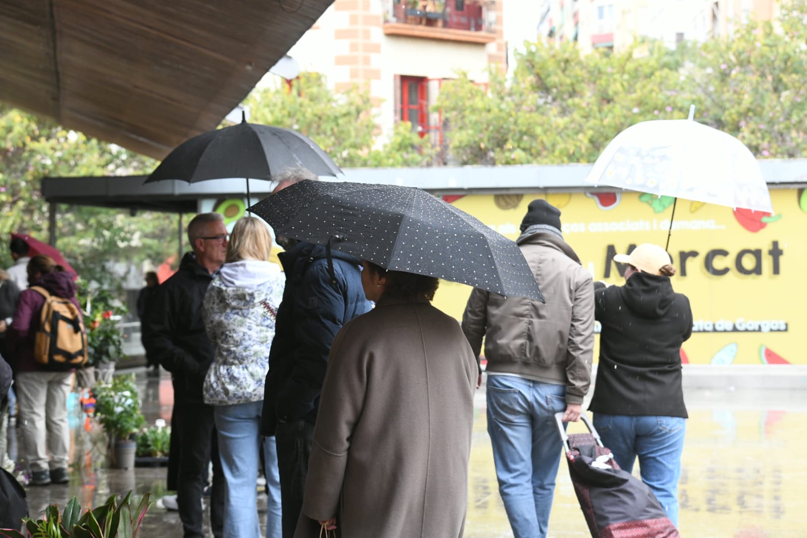 El viento y la lluvia protagonizan la jornada comercial del carnaval en Alicante