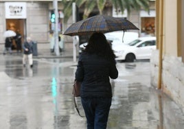 Lluvias en Alicante.