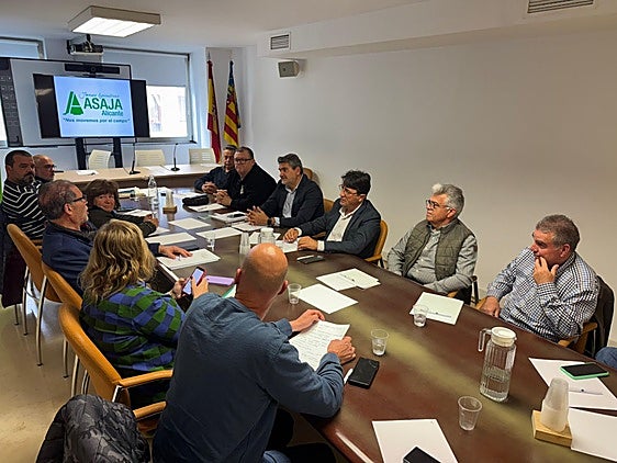 Reunión de Asaja Alicante.