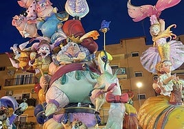 Falla Baix la Mar de Dénia, primer premio de Especial.