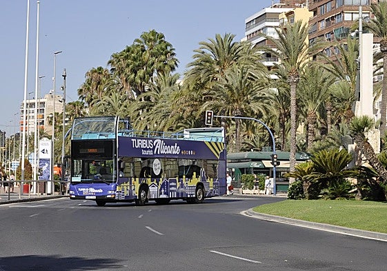 El turibús de Alicante.