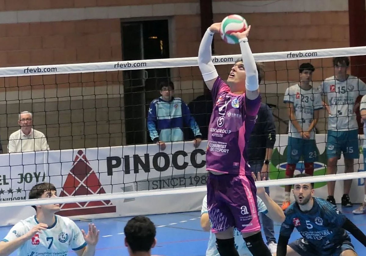 Imagen de Sergio Ramírez, colocador y capitán del Servigroup Playas de Benidorm