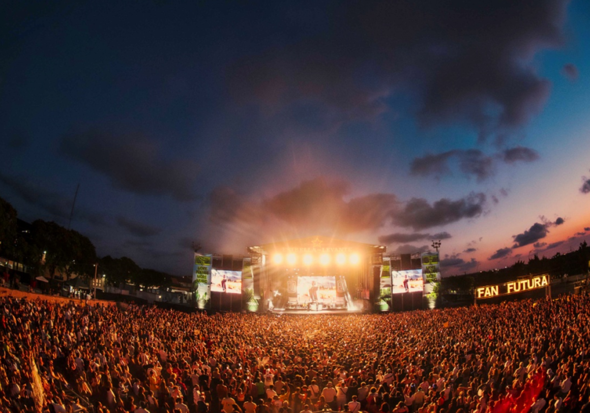 Archive image of the Fan Futura festival.
