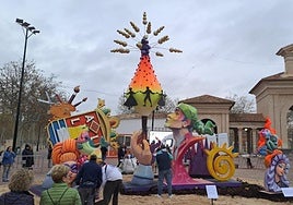 Albacete vive una plantà al estilo de las Hogueras de Alicante