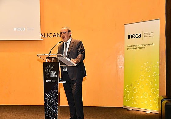 Imagen de archivo de Ignacio Amirola durante un acto de Ineca.