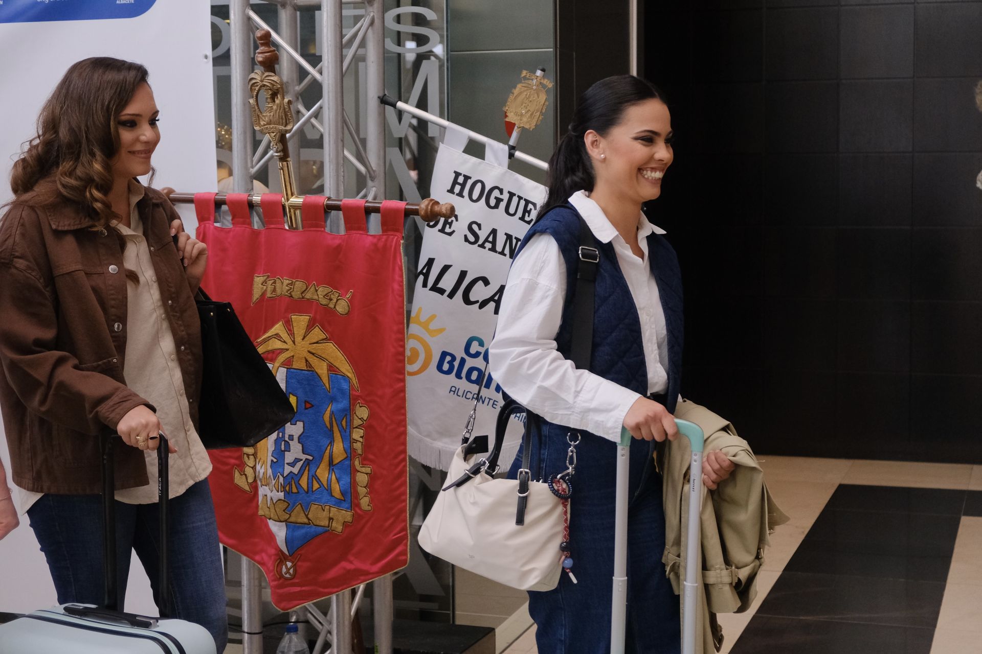 La ilusión abunda en las candidatas en su llegada a Albacete