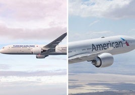 Imágenes de dos de las aerolíneas con las que se han tenido reuniones.