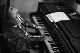 La cantante Rebeca Jiménez.