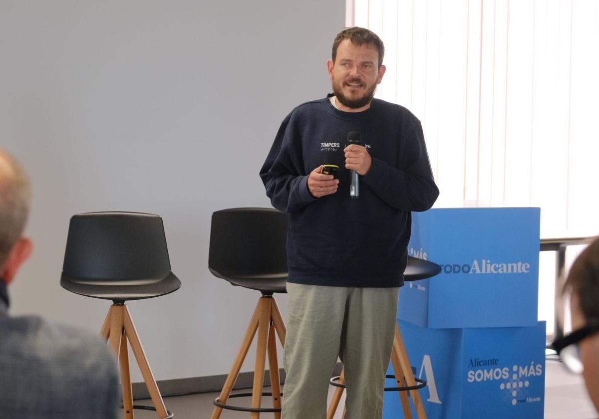 Fundador de Timpers, Diego Soliveres, durante el foro de TodoAlicante.