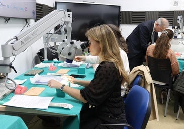 MIR from all over Spain train in Alicante to perform innovative eye surgeries