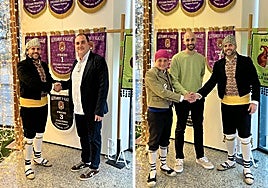 Baver-Els Antigons renueva a sus artistas, Paco Torres y Fernando Foix.