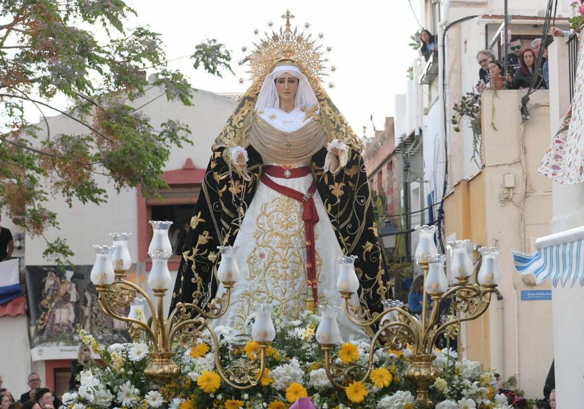 Santa Cruz procession in Alicante.