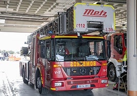 Camión de bomberos de Alicante.