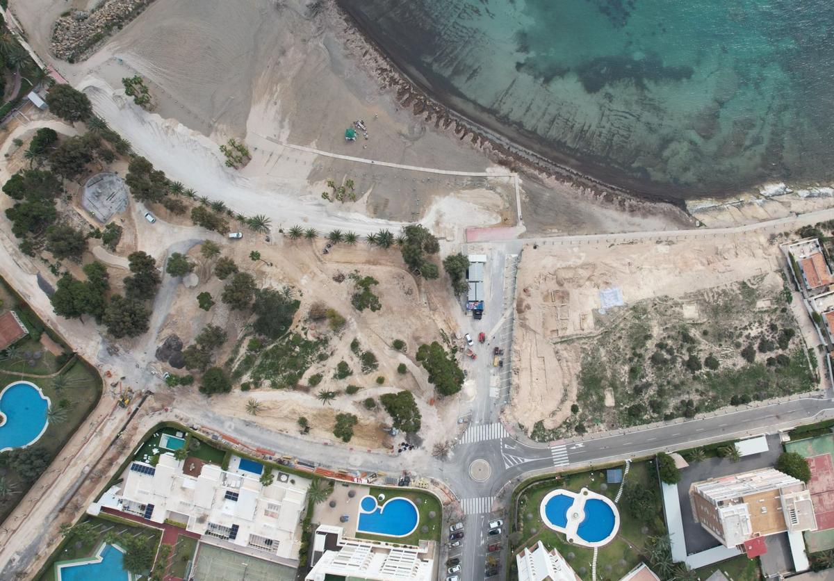 Imagen principal - Alicante saca a la luz una villa romana en La Almadraba, asociada a Lucentum, que será visitable