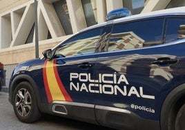 Patrulla de la Policía Nacional de Alicante.