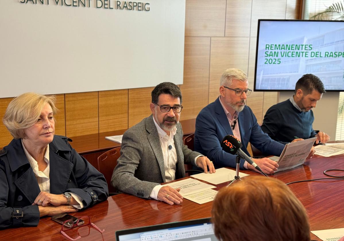 San Vicente anuncia que usará 27,5 millones de euros de remanentes de tesorería para impulsar 60 proyectos prioritarios para la ciudad