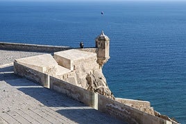 Castillo de Sata Bárbara de Alicante.