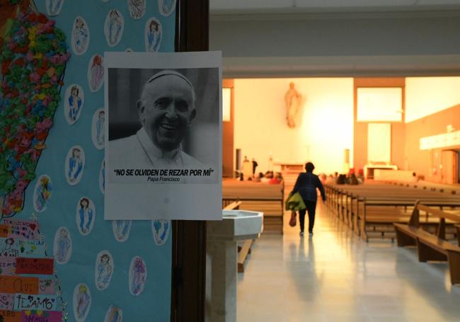 Entrada a la Capilla del colegio.