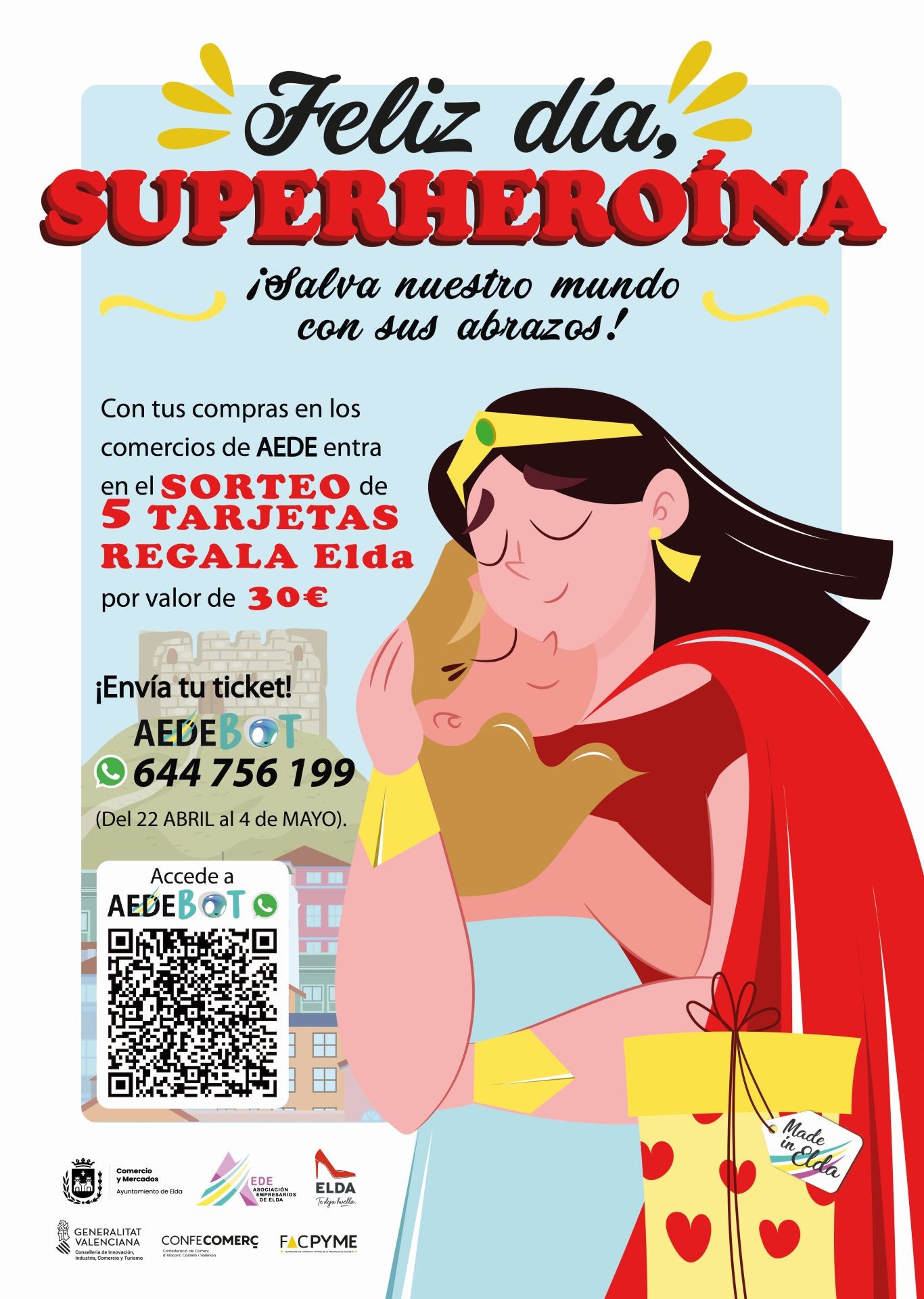 Campaña de comercio local en Elda.