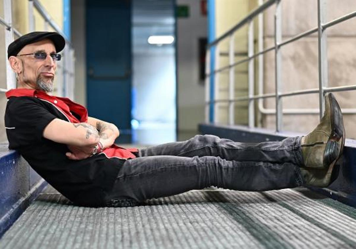Fito Cabrales, líder de Fito y Fitipaldis, durante una entrevista.