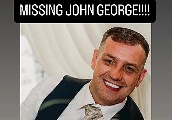 John George, ciudadano norirlandés desaparecido en Benidorm, cuyo cuerpo apareció en Rojales y cuyo crimen ha resuelto la Guardia Civil.