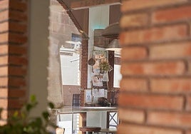 Interior de Santa Bar, frente al monasterio de la Santa Faz.
