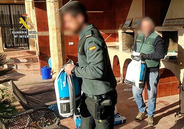 Actuación de la Guardia Civil.
