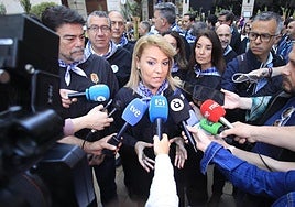 La vicepresidenta del Consell, Susana Camarero, el pasado jueves en Santa Faz.