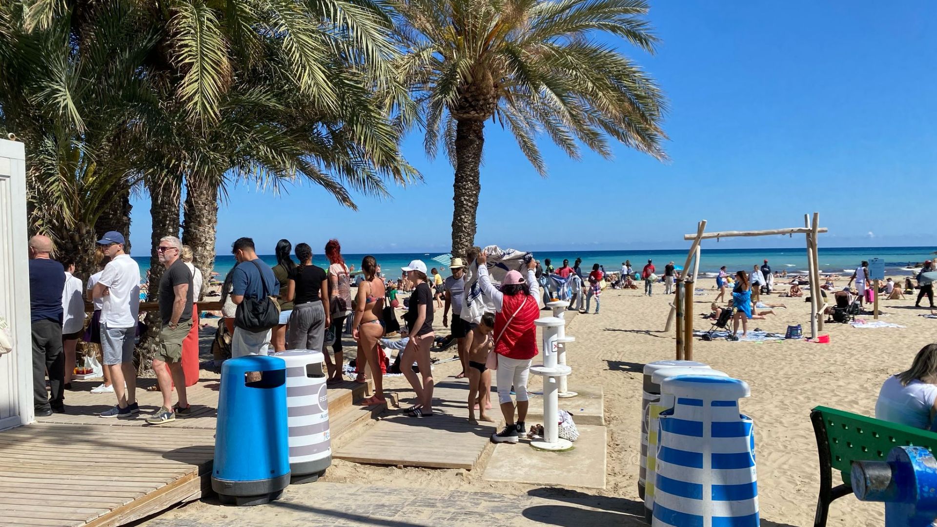 Postiguet Beach in Alicante.