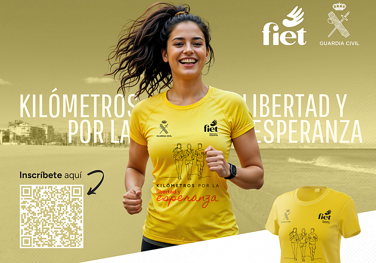 Cartel de la carrera solidaria.