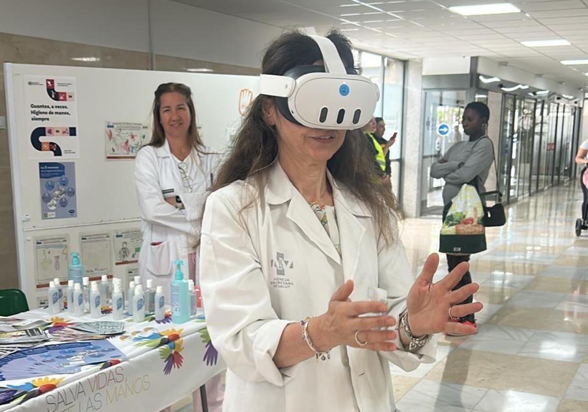 Lavado de manos en 3D en el Hospital de Sant Joan d'Alacant