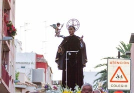 San Pascual Bailón, en procesión.