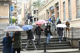 Lluvia en Alicante.