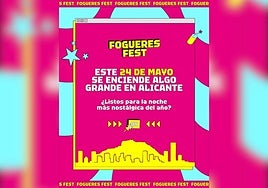 Cartel del Fogueres Fest.