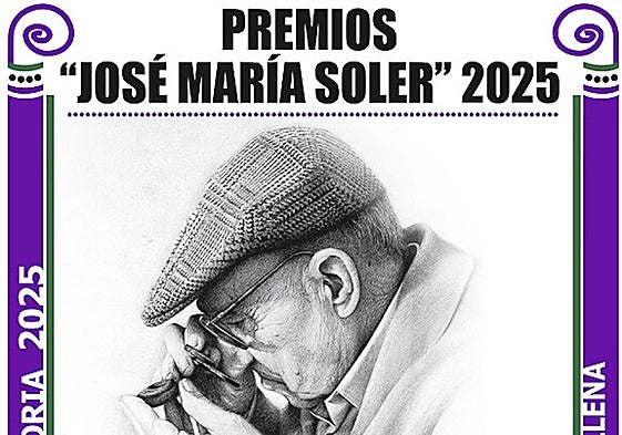 Cartel de los Premios de Investigación e Iniciación a la Investigación José María Soler 2025.