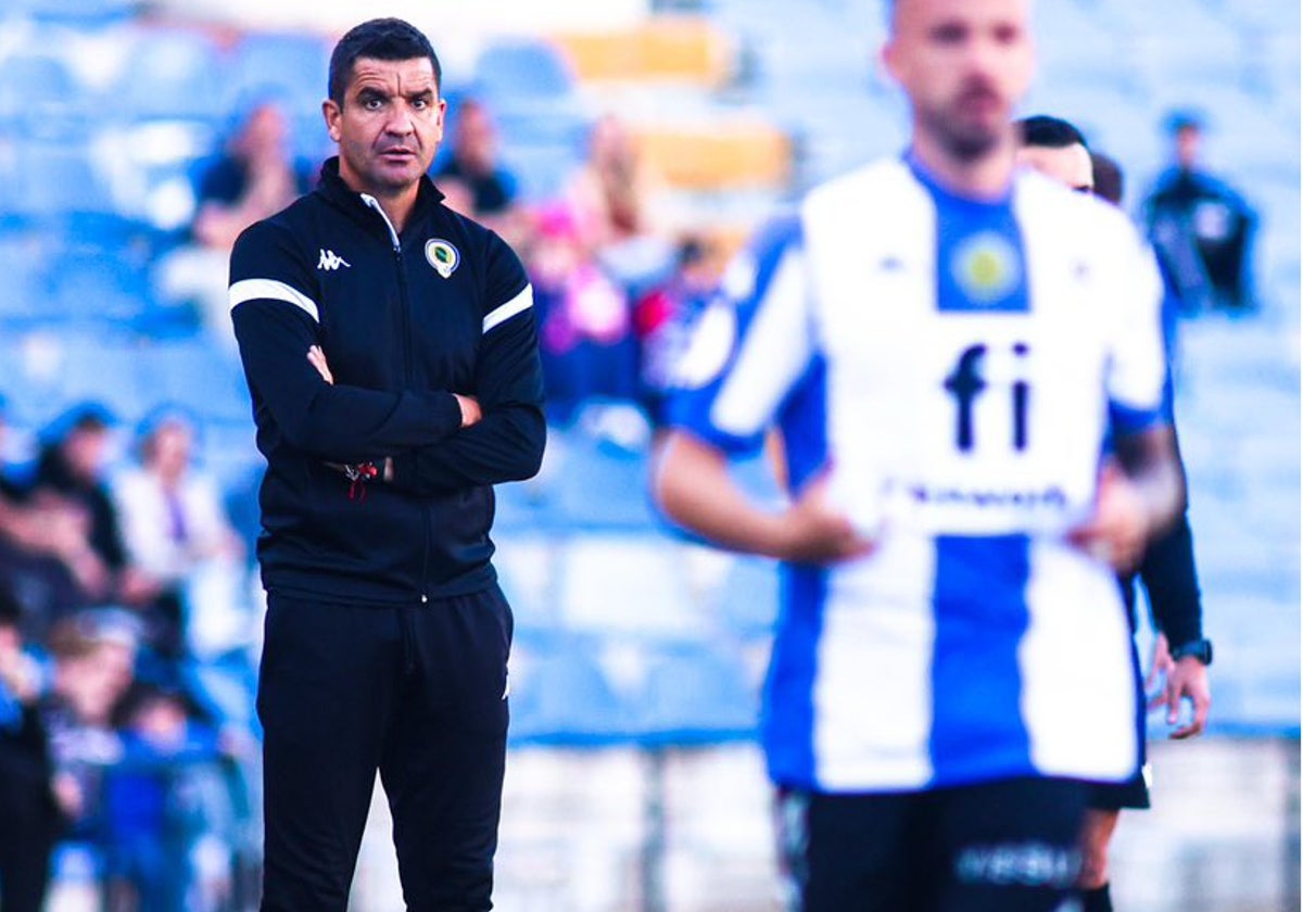 Rubén Torrecilla, durante un partido en el Rico Pérez.
